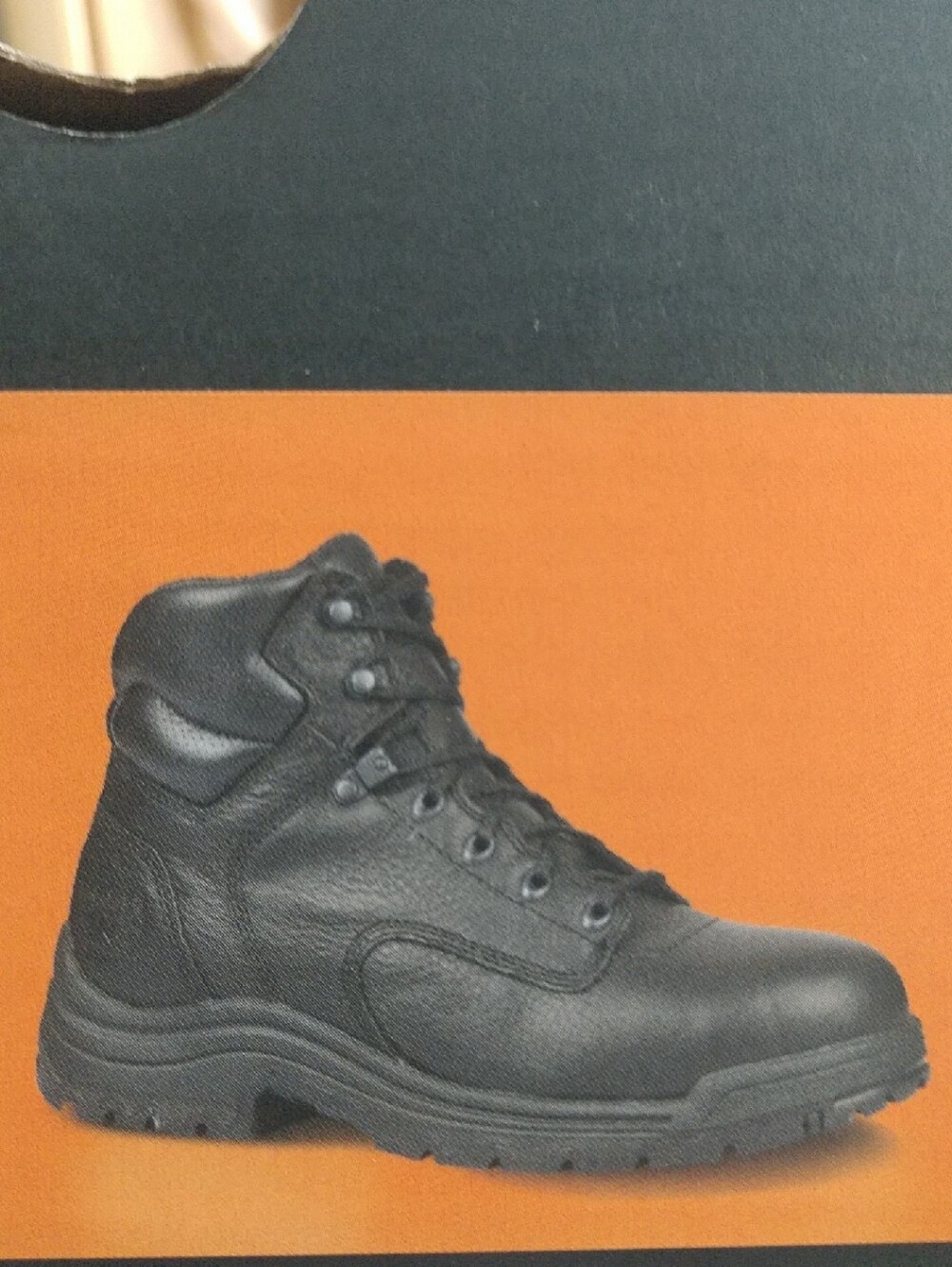 Timberland PRO TITAN 6" Alloy Toe Black Leather Work Boot 10.5